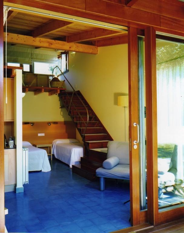 Bungalow Camping Los Manzanos Santa Cruz de Oleiros Habitación foto