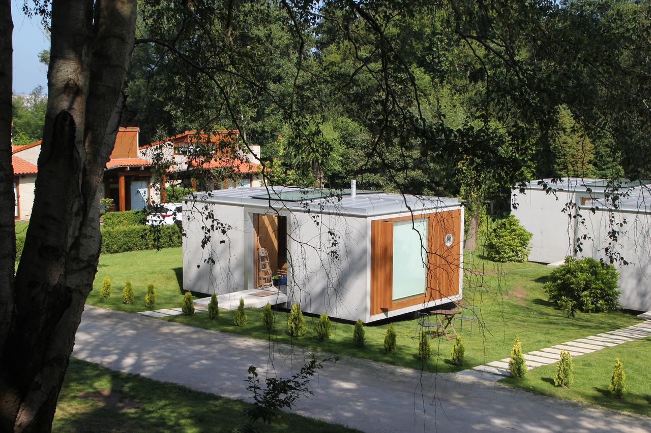 Bungalow Camping Los Manzanos Santa Cruz de Oleiros Exterior foto
