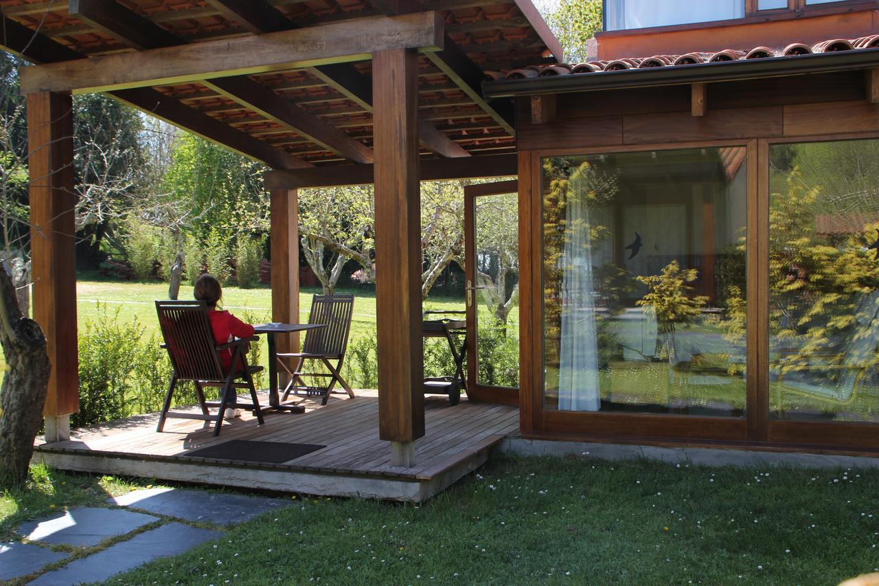 Bungalow Camping Los Manzanos Santa Cruz de Oleiros Exterior foto
